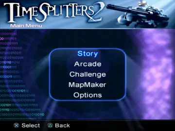 TimeSplitters 2 screen shot title